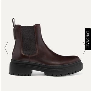 Brunello cucinelli NWT + box leather Chelsea, 37.5